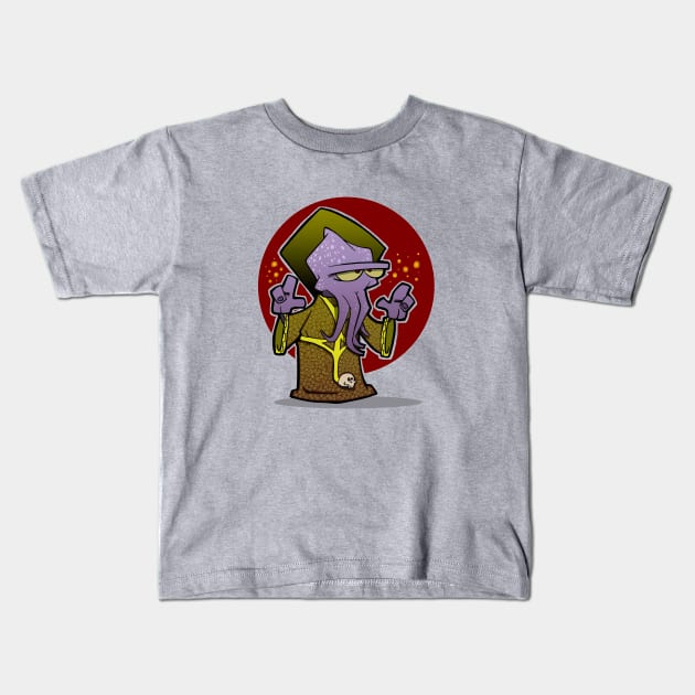 Mindflayer Kids T-Shirt by RichCameron